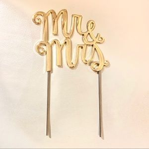 Mr & Mrs Cake Topper